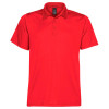 Mens Eclipse Pique Polos Red